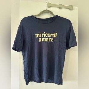 Navy Graphic T-Shirt